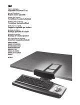 3M Adjustable Keyboard Tray Platform, KP200LE Bruksanvisning
