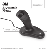 3M Wired Ergonomic Mouse, Large, EM500GPL Bruksanvisningar