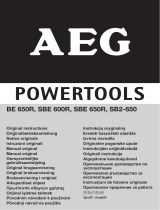 AEG Powertools SBE 600R Datablad