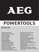 AEG Powertools BH26LXES Bruksanvisning