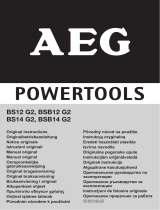 Aeg-Electrolux BS14 G2 Bruksanvisning