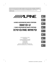 Alpine X801D-U Bruksanvisning