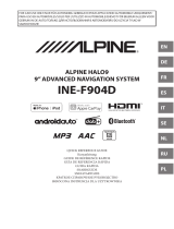 Alpine Serie INE-F904D Användarmanual