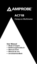 Amprobe AC71B Clamp-On Multimeter Användarmanual