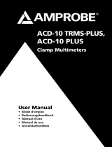 Amprobe ACD-10-TRMS-PLUS & ACD-10-PLUS Clamp Multimeters Användarmanual