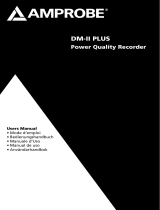 Amprobe DM-II PLUS Power Quality Recorder Användarmanual