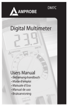Amprobe DM7C Digital Multimeter Användarmanual