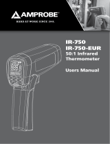 Amprobe IR-750 Infrared Thermometer Användarmanual
