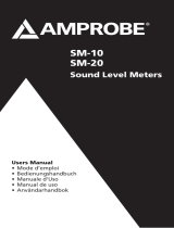Amprobe SM-10 & SM-20 Sound Level Meters Användarmanual