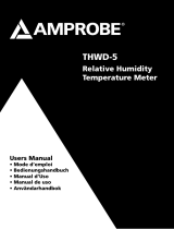 Amprobe THWD-5 Relative Humidity Temperature Meter Användarmanual