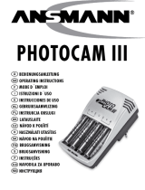 ANSMANN Photo Cam III Power Set 2850 mAh Bruksanvisningar