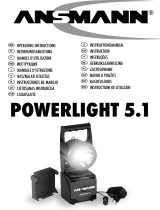 ANSMANN Powerlight 5.1 Bruksanvisningar