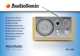 AudioSonic RD-1540 Användarmanual