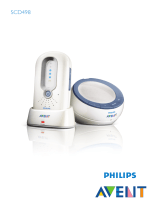 Philips AVENT Avent DECT baby SCD498 Användarmanual