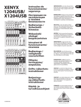 Behringer Xenyx X1204 USB Användarmanual