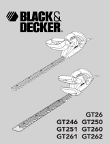 Black & Decker GT262 Användarmanual