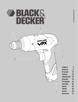 BLACK+DECKER vpx 1101 Bruksanvisning