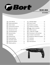 Bort BHD-900 Användarmanual
