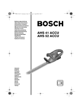 Bosch AHS 41 Accu Bruksanvisning