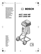 Bosch AXT 2000 HP Användarmanual