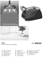 Bosch BSG62185/04 Användarmanual