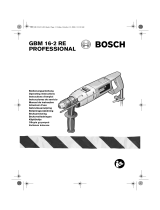 Bosch GBM 16-2 RE Professional Bruksanvisningar