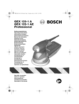 Bosch GEX 125-1 AE Bruksanvisningar