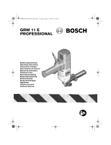 Bosch GRW 11 E Professional Bruksanvisningar