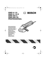Bosch GWS 850 CE Professional Bruksanvisningar