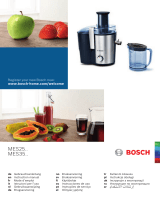 Bosch MES4 Serie Användarmanual
