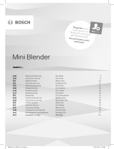 Bosch MMBP1000 Användarmanual