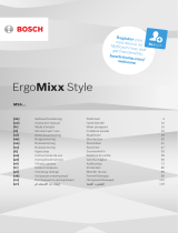 Bosch ErgoMixx Style MS6 Serie Bruksanvisning
