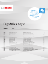Bosch ErgoMixx Style MSM6S Serie Bruksanvisningar