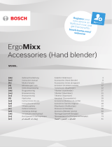 Bosch ErgoMixx MSM6 Bruksanvisningar
