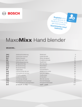 Bosch MAXOMIXX MS8CM61V5 Bruksanvisning
