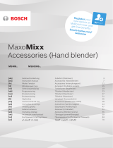 Bosch MaxoMixx MSM8 Bruksanvisning