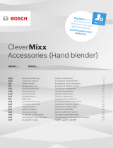 Bosch CleverMixx MSM1 Serie Bruksanvisningar