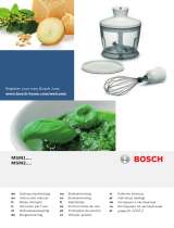 Bosch MSM26500/04 Bruksanvisning