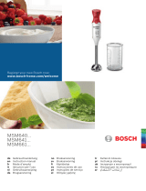 Bosch MSM66110Y/01 Användarmanual