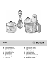 Bosch MSM88190/01 Användarmanual