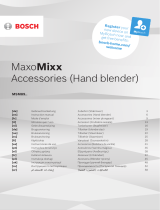 Bosch MaxoMixx MSM89 Serie Bruksanvisning