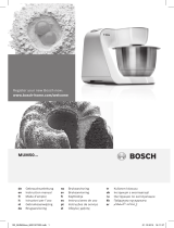 Bosch MUM50123 Användarmanual