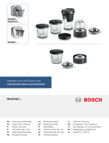 Bosch MUM58257/04 Bruksanvisning