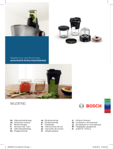 Bosch TastyMoments MUZ9TM1 Användarmanual