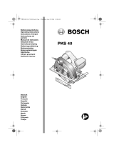 Bosch PKS 40 Bruksanvisningar