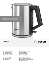 Bosch TWK 7101 2200W Stainless Steel Electric Kettle Användarmanual