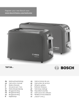 Bosch Village TAT3A017GB 2 Slice Toaster Bruksanvisning