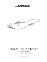 Bose SoundTrue Användarguide