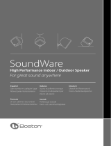Boston Acoustics Indoor / Outdoor Speaker Användarmanual