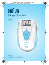 Braun 2270,  Silk-épil EverSoft Användarmanual